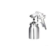 F75 et Pq-2 Ensemble de pistolet à pulvérisation en aluminium pour la peinture automobile et la maison avec motif réglable couleur argentée récipient de 750 ml (PQ-2spray)