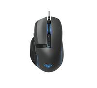AULA F808 Souris gamer 10 boutons avec programmation macro, 4200 DPI, optique, filaire USB, rétroéclairage LED G