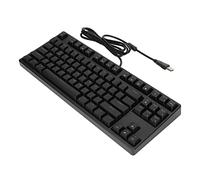 F87 87 Touches Marron Interrupteur Clavier Mécanique de Jeu Professionnel N clé Rollover Lumière Blanche Clavier Filaire pour Les Utilisateurs HarmonyOS (Black)