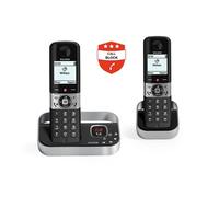 Téléphone fixe sans fil avec répondeur Duo F890 Voice Noir