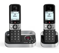 F890 Voice Duo - Téléphone Fixe Sans Fil Dect Avec Répondeur - Écran Graphique Haute Résolution - Mains Libres - Blocage Des Appels - Sonnerie Vip - Répondeur 50 Min - 2 Combinés - Noir/Gris