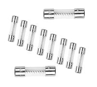 F8AL250V Lot de 10 fusibles rapides en verre 8 A 250 V 520 mm
