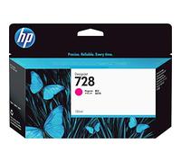F9J66A - Cartouche d'encre d'origine HP 728 magenta 130 ml avec encre HP DesignJet d'origine, pour traceurs grand format HP DesignJet T730 et T830 et tête d'impression HP 729 DesignJet, 130ml