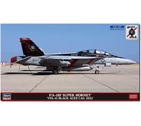 Fa-18f Super Hornet, Vfa 41 Black Aces Cag 1:72 Plastique Model Kit Hasegawa