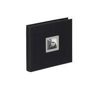 Walther Design - Album photo FA-209-B - 26 x 26 cm - Couverture lin découpée - Noir et blanc