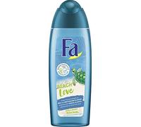 FA Beach Love Lot de 6 flacons de gel douche Édition limitée Parfum eau de coco Flacon à 98 % en plastique recyclé (*bouchon exclusif), 6 x 250 ml