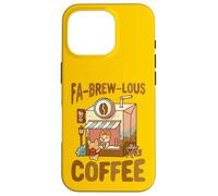 FA-Brew-Lous Corgi Coffee Pun Barista pour Amoureux des Chiens Coque pour iPhone 16 Pro