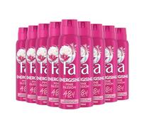 Fa Déodorant en spray Pink Passion (9 x 150 ml), déodorant au doux parfum de rose rose, déodorant sans aluminium pour une protection jusqu'à 48 h, ne laisse aucun résidu de déodorant sur les vêtements