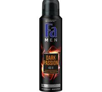 Fa Deospray Men Dark Passion le parfum du bois de santal 150ml 6er Pack