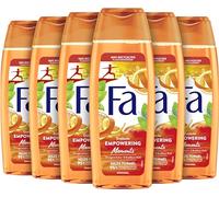 FA Empowering Moments Gel douche (6 x 250 ml) 95 % d'ingrédients d'origine naturelle pour un corps et un esprit rafraîchissants avec parfum apaisant d'écorce d'orange et de basilic