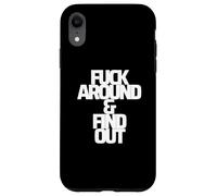 FA&FO F AUTOUR ET & DÉCOUVREZ drôle malédiction mauvais mot jurer Coque pour iPhone XR