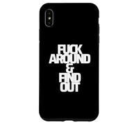 FA&FO F AUTOUR ET & DÉCOUVREZ drôle malédiction mauvais mot jurer Coque pour iPhone XS Max