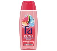Fa - Fresh - Gel Douche Corps - Doux pour la peau - Watermelon Waves - Parfum rafraichissant longue durée - Parfum pastèque, Ylang-ylang et grenade - Bouteille de 250 ml (Lot de 6)