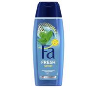Fa - Fresh Sport - Gel Douche Rafraichissant - Parfum citron, menthe et notes marine - Parfum Longue Durée - Formule Végane Bouteille de 250 ml - Lot de 6