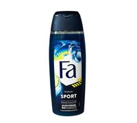 Fa - Fresh Sport - Gel Douche Rafraichissant - Parfum citron, menthe et notes marine - Parfum Longue Durée - Formule Végane Bouteille de 250 ml - Lot de 6