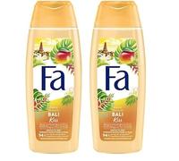 Fa - Gel Douche Corps - Island Vibes - Bali Kiss - Formule de pH neutre pour la peau - Testé sous contrôle dermatologique - Bouteille de 250 ml (Lot de 2)