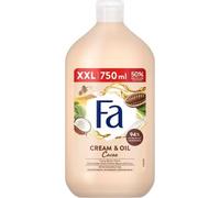 Fa, Gel Douche Creme Corps, Soft, Cacao, Cream et Oil, Sensation peau douce, Formule a l'huile, Parfum Sensuel, Formule Vegane, Bouteille de 750 ml