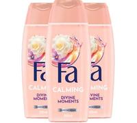 FA Gel douche Divine Moments (3 x 250 ml) 95 % d'ingrédients d'origine naturelle, envoyez vos sens dans un merveilleux voyage et profitez du parfum velouté de camélias sauvages
