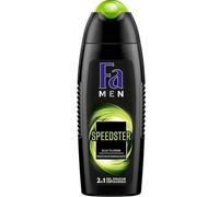FA Gel douche Men Speedster avec taurine (6 x 250 ml) Formule 2 en 1 pour corps et cheveux, active votre corps, votre esprit et vos sens avec le parfum rafraîchissant d'agrumes et de citronnelle