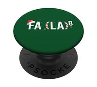 FA (LA) 8 la la la Funny Christmas Music Professeur Musicien Meme PopSockets PopGrip Adhésif