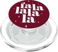 FA La La La Deck The Halls Chant de Noël Confortable PopSockets PopGrip pour MagSafe