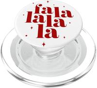 FA La La La Deck The Halls Chant de Noël Confortable PopSockets PopGrip pour MagSafe