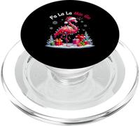 FA La Lala Mingo Flamingo Rose Noël Tropical Cheer PopSockets PopGrip pour MagSafe