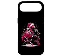 FA Lala Mingo Flamingo Sapin de Noël Tropical Christmas Lights Coque pour iPhone Air