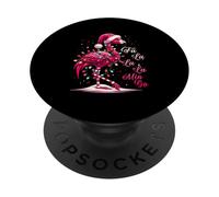 FA Lala Mingo Flamingo Sapin de Noël Tropical Christmas Lights PopSockets PopGrip Adhésif