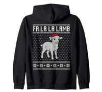 Fa lamb Pull moche mouton drôle Noël Sweat à Capuche