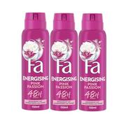 FA Lot de 3 déodorants énergisants Pink Passion - 150 ml