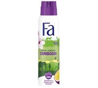 Fa Lot de 6 déodorants en spray Fraîcheur Jungles Cambodia 150 ml