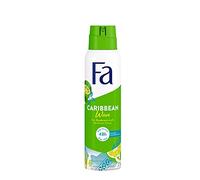 FA Lot de 6 déodorants en spray pour femme Citron des Caraïbes 150 ml