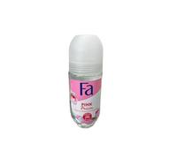 FA Lot de 6 déodorants roll-on pour femme « Pink Passion » dans un flacon en verre (6 x 50 ml)