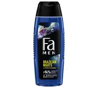 Fa Men - Gel Douche Corps Homme - Brazilian Nights - Guarana - Formule de pH neutre pour la peau - Testé sous contrôle dermatologique - Bouteille de 250 ml