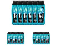 Fa Men - Gel Douche Corps Homme - Perfect Wave - Formule de pH neutre pour la peau - Testé sous contrôle dermatologique revitalisée- Bouteille de 250 ml - Lot de 18