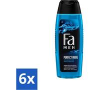 Fa Men - Perfect Wave - 2 in 1 Duschgel & Shampooing - Menthol - 250 ml - Vorteilspack - 6 Stücke