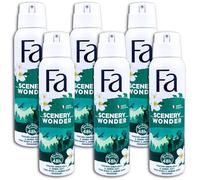 FA Scenery Wonders Lot de 6 déodorants en spray 150 ml