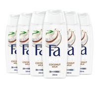 Fa Shower Cream Coconut Milk - 6 x 250 ml