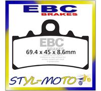 Ebc Fa Series Organic Fa606 Brake Pads Noir