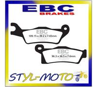 EBC Plaquettes de frein FA-TT FA617TT – Série fibre de carbone pour Can‑Am