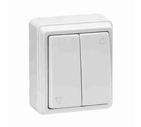 FAAC 132112 - Interrupteur bouton haut en bas compact à mur de volet