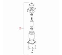 FAAC 63003169 - Moteur électrique pour 550 Breeze 230V de rechange GENIUS