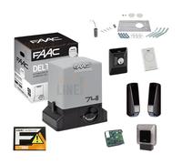 FAAC Kit Delta 3 741 Pour Portail Coulissant Capacité 900KG 220V