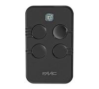 FAAC Télécommande de garage Faac XTO4 SLH-DS 868 MHz, remplace XT4 SLH 868 MHZ, XT4 868 SLH Black, émetteur de garage