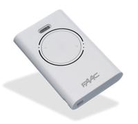 FAAC Télécommande XT2 SLH LR 787007 - 2 canaux 433 MHz - Blanc - Lot de 15