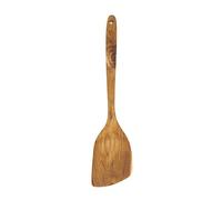 FAAY Spatule en bois pour sauté de 13,5 po pour la main droite, palette à sauter à poignée ergonomique, tourneur de bois sain, artisanat à haute résistance à l'humidité