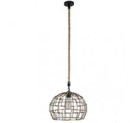 Fab 120893215 Pendentif Jute 1xe27 Corde Regx35x35 Cm