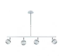 Fab 142054001 Pendentif Beethoven Blanc / Argent 4xgu10