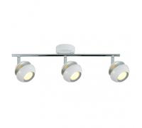 Fab 142093001 Bande Beethoven 3xgu10 Blanc / Argent 14x48,5x8,5 Cm